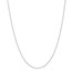 14k White Gold .65 mm Diamond-cut Cable Chain Necklace - 20 in.