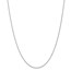 14k White Gold .7 mm Cable Chain Necklace - 16 in.