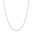 14k White Gold .7 mm Cable Chain Necklace - 18 in.