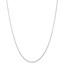 14k White Gold .80 mm Round Snake Chain Necklace - 18 in.