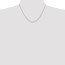 14k White Gold .80 mm Round Snake Chain Necklace - 18 in.