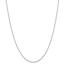 14k White Gold .9 mm Cable Chain Necklace - 16 in.