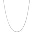 14k White Gold .9 mm Curb Pendant Chain Necklace - 18 in.