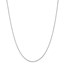 14k White Gold .90 mm Box Chain Necklace - 16 in.