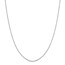 14k White Gold .90 mm Diamond-cut Cable Chain Necklace - 16 in.