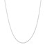14k White Gold .90 mm Parisian Wheat Chain Necklace - 20 in.
