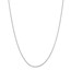 14k White Gold .90 mm Round Snake Chain Necklace - 18 in.