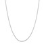 14k White Gold .90 mm Round Snake Chain Necklace - 18 in.