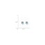 14k White Gold Aquamarine Post Earrings