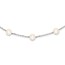 14k White Gold Freshwater Cultured Pearl Necklace - 18 in. 