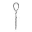 14K White Gold I LOVE YOU Break Apart Heart Charm - 23 mm