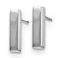 14K White Gold Post Earrings - 12.5 mm