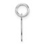 14K White Gold Uppercase Letter G Initial Charm - 15.7 mm