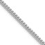 14K White Gold WG 3.5mm Solid Miami Cuban Chain - 22 in.