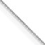 14K White Gold WG .75mm Cable Pendant Chain - 22 in.
