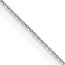 14K White Gold WG .75mm Cable Pendant Chain - 22 in.
