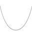 14K White Gold WG .75mm Cable Pendant Chain - 22 in.