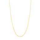 14K Yellow Gold 0.66 mm Box Chain w/ Lobster Clasp - 24 in.