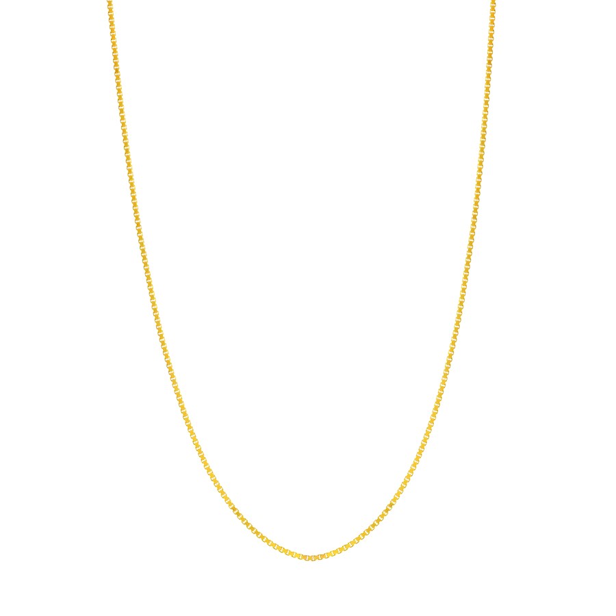 14K Yellow Gold 0.73 mm Box Chain w/ Lobster Clasp - 16 in.