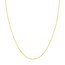 14K Yellow Gold 0.8 mm Bead Chain w/ Spring Ring Clasp - 18 in.