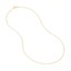 14K Yellow Gold 0.8 mm Bead Chain w/ Spring Ring Clasp - 20 in.