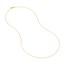 14K Yellow Gold 0.8 mm Cable Chain w/ Spring Ring Clasp - 24 in.