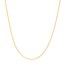 14K Yellow Gold 0.9 mm Cable Chain w/ Spring Ring Clasp - 24 in.