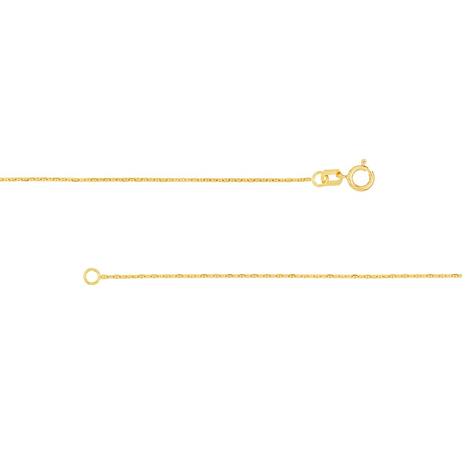 14K Yellow Gold 0.95 mm Anchor Chain - 16 in.
