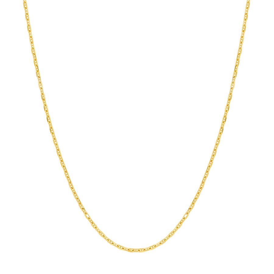 14K Yellow Gold 0.95 mm Anchor Chain - 18 in.