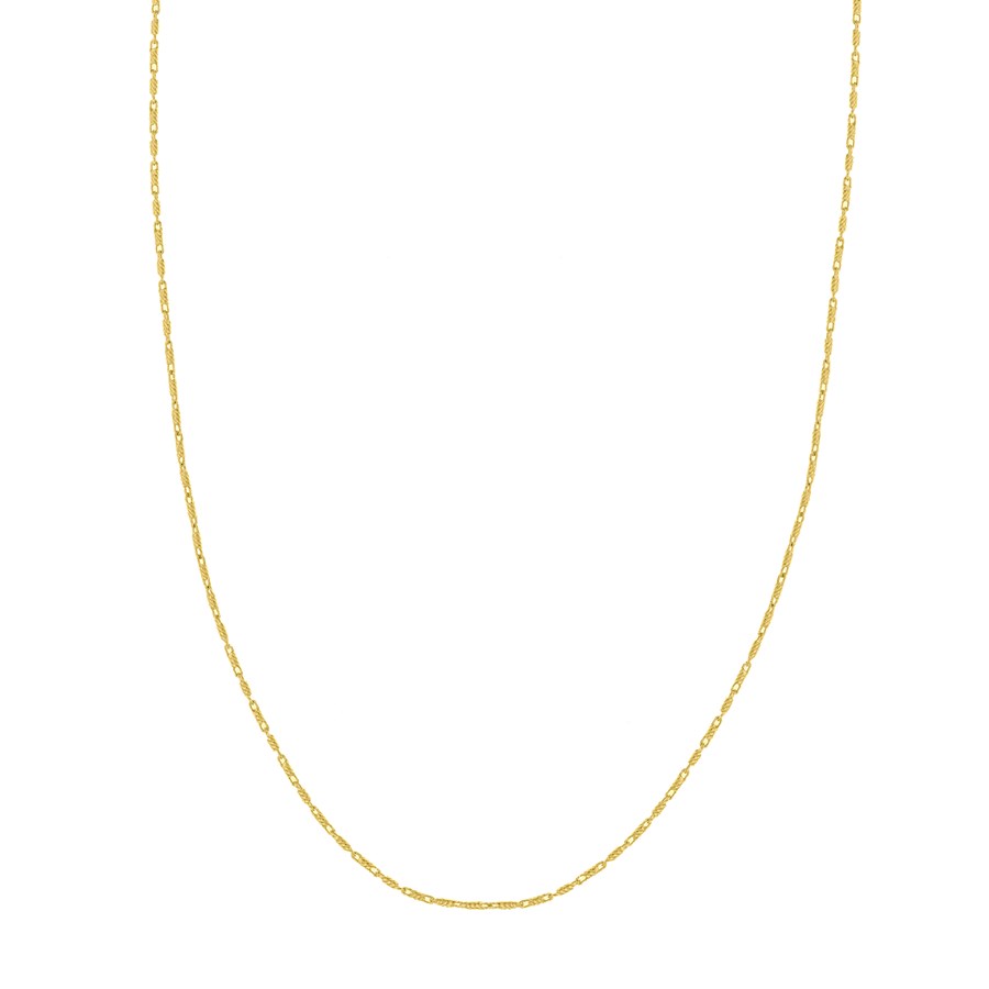 14K Yellow Gold 0.95 mm Raso Chain w/ Lobster Clasp - 16 in.