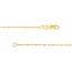 14K Yellow Gold 0.95 mm Raso Chain w/ Lobster Clasp - 16 in.