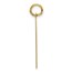 14K Yellow Gold .013 Gauge Engravable Heart Disc Charm - 28.8 mm