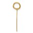 14K Yellow Gold .013 Gauge Engravable Round Disc Charm - 21.2 mm