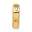 14K Yellow Gold .01ct. Diamond Heart Chain Slide - 10 mm