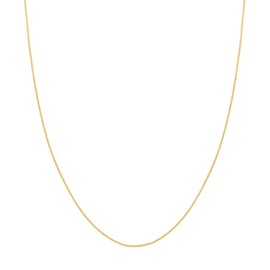 14K Yellow Gold 1.05 mm Cable Chain w/ Lobster Clasp - 24 in.