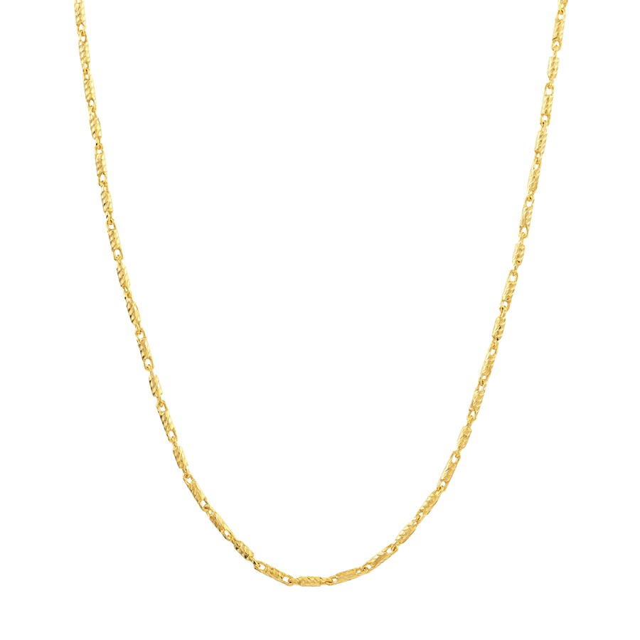 14K Yellow Gold 1.05 mm Raso Chain w/ Lobster Clasp - 16 in.