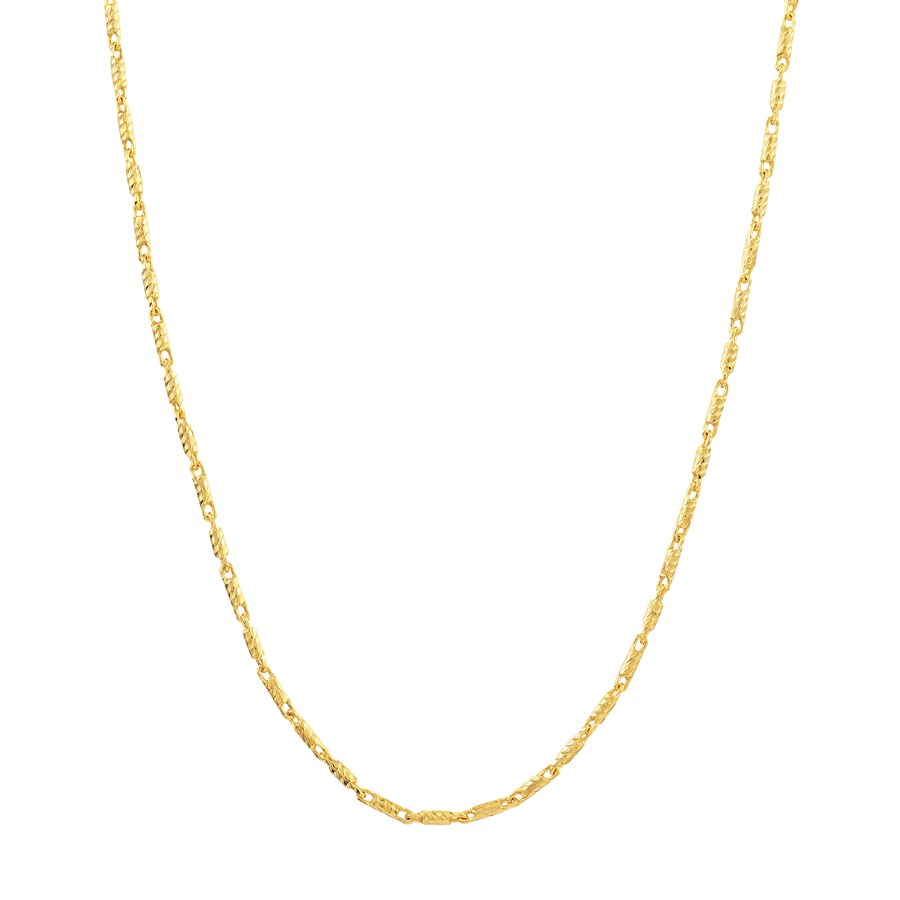 14K Yellow Gold 1.05 mm Raso Chain w/ Lobster Clasp - 16 in.