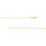 14K Yellow Gold 1.05 mm Raso Chain w/ Lobster Clasp - 16 in.