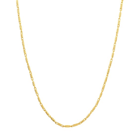 14K Yellow Gold 1.05 mm Raso Chain w/ Lobster Clasp - 20 in.