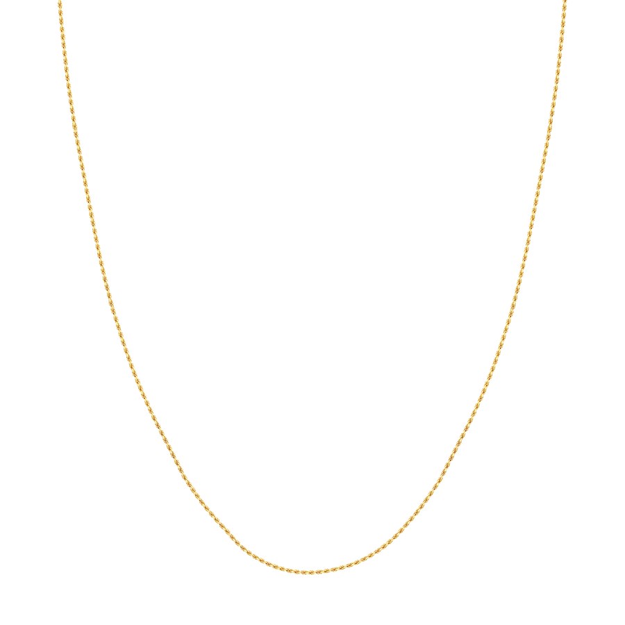 14K Yellow Gold 1.05 mm Rope Chain w/ Lobster Clasp - 16 in.