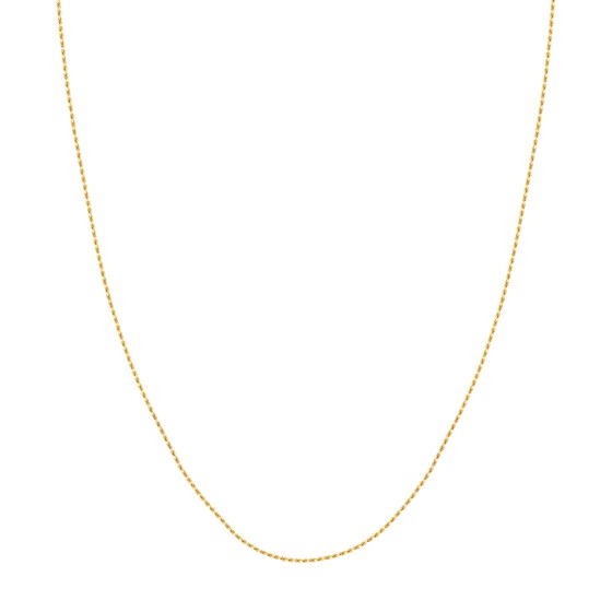 14K Yellow Gold 1.05 mm Rope Chain w/ Lobster Clasp - 30 in.