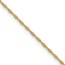 14K Yellow Gold 1.05mm Mariners Link Chain - 16 in.