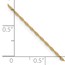14K Yellow Gold 1.05mm Mariners Link Chain - 16 in.