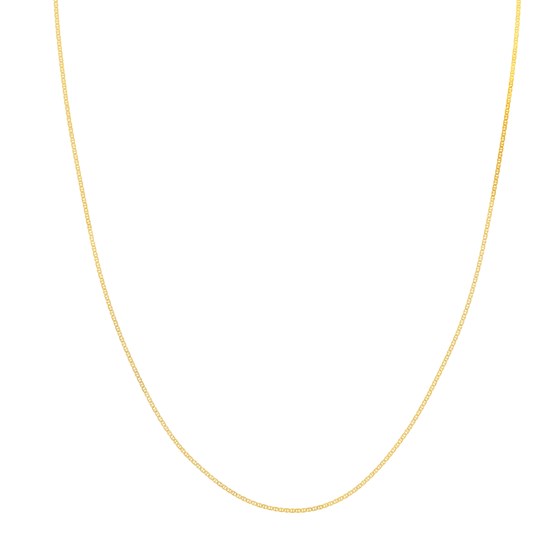 14K Yellow Gold 1.1 mm Mariner Chain - 18 in.