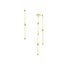 14K Yellow Gold 1/10Ct Dia Alt 3 mm Ball Drop Earring