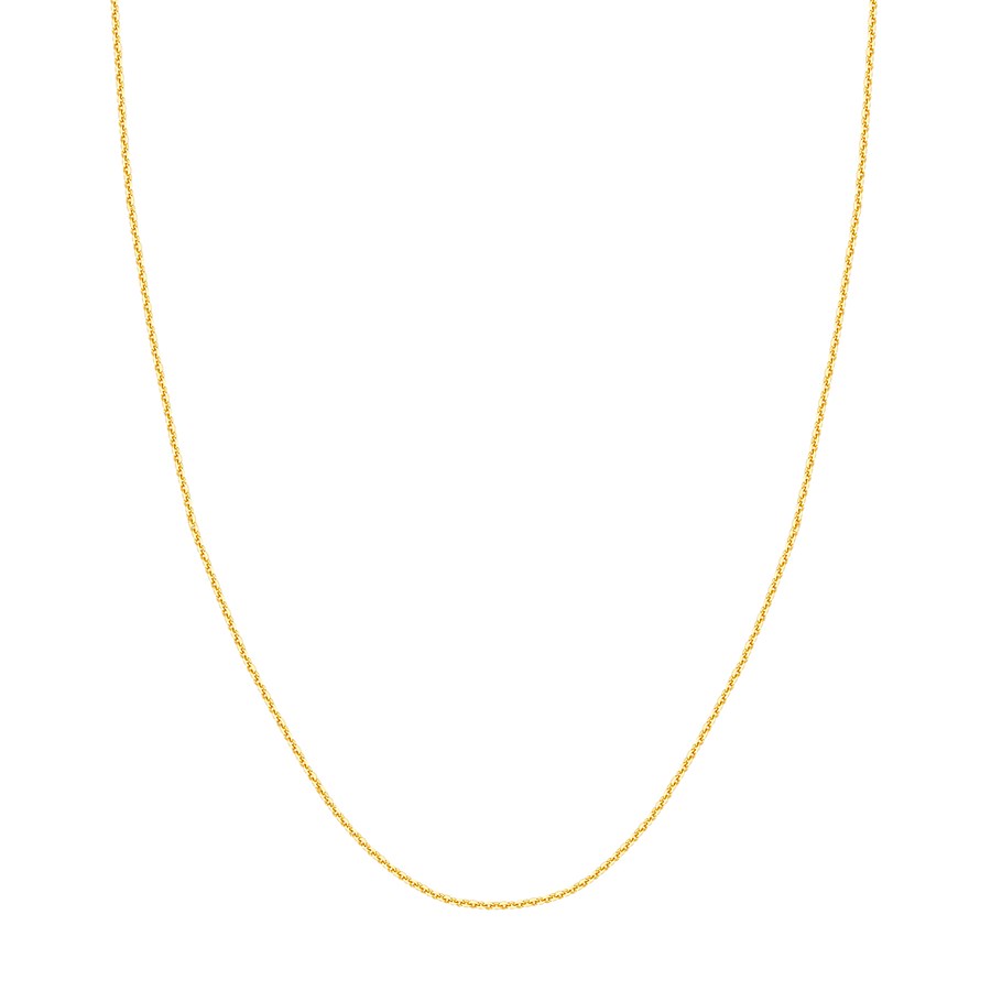 14K Yellow Gold 1.15 mm Cable Chain w/ Lobster Clasp - 18 in.