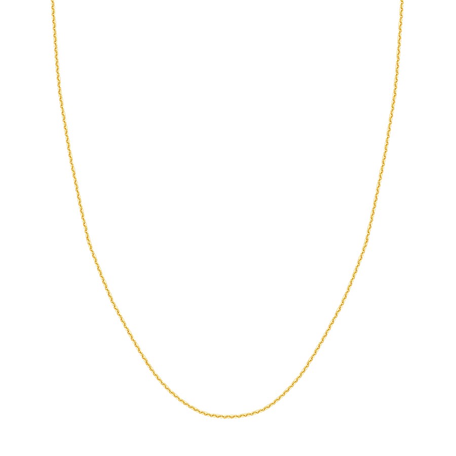 14K Yellow Gold 1.15 mm Cable Chain w/ Lobster Clasp - 24 in.