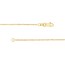 14K Yellow Gold 1.15 mm Singapore Chain w/ Lobster Clasp - 16 in.