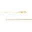 14K Yellow Gold 1.15 mm Singapore Chain w/ Lobster Clasp - 24 in.
