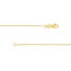 14K Yellow Gold 1.15 mm Singapore Chain with Lobster Clasp -20 in